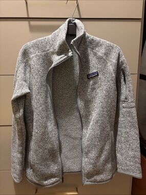 Patagonia Heather Gray Full-Zip Women's Fleece Jacket Size XS
